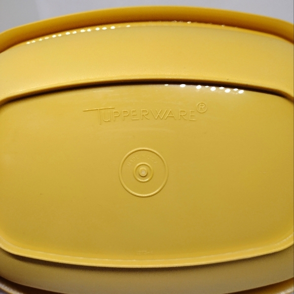 Vintage Tupperware Harvest‎ Gold Microwave Vegetable Steamer - Picture 9 of 13